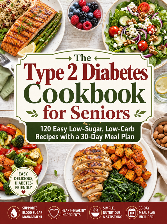 The Type 2 Diabetes Cookbook for Seniors
