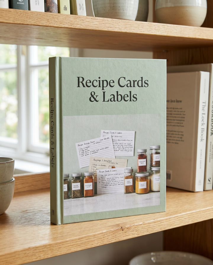 Printable Label + Recipe-Card Pack