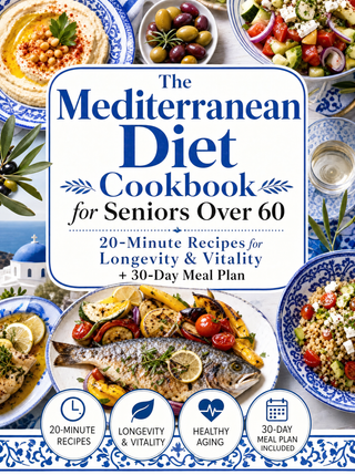 The Mediterranean Diet Cookbook for Seniors Over 60 (50% OFF)