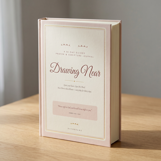 Drawing Near — A 30-Day Guided Prayer & Scripture Journal For Her (50% Off)
